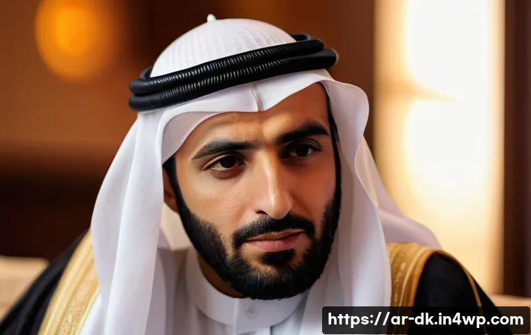 정서 인식 향상을 위한 공감 기술 - A detailed close-up portrait of an Arab man in his 30s attentively observing subtle facial expressio...